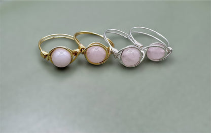 Wire Wrapped Gemstone Ring