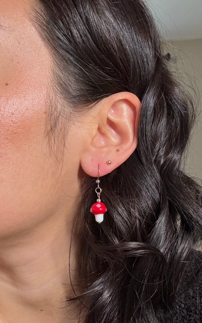 Cutie Mushroom Earrings