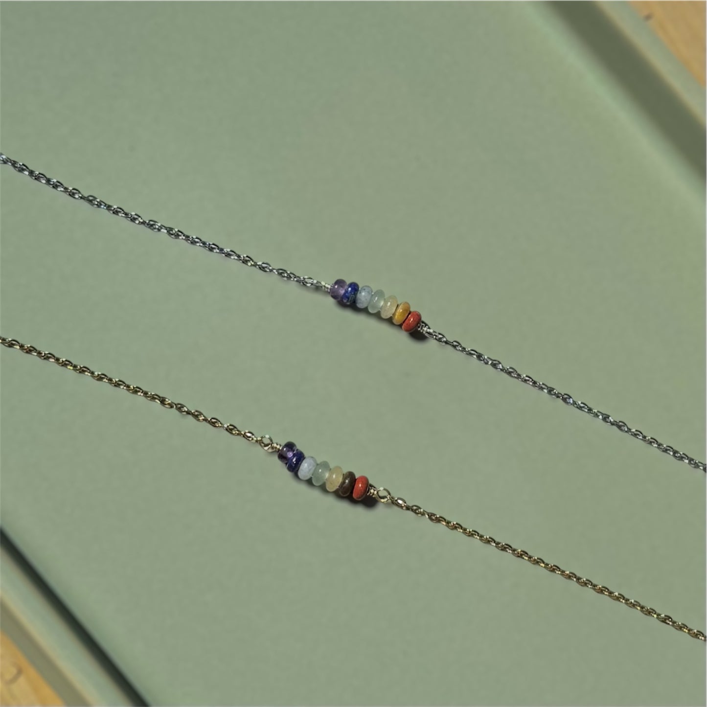 Dainty Seven Chakras Necklace