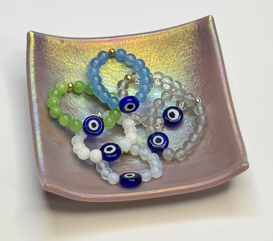 Gemstone Eye of Protection Ring